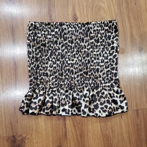 Cheetah print tube top! SM